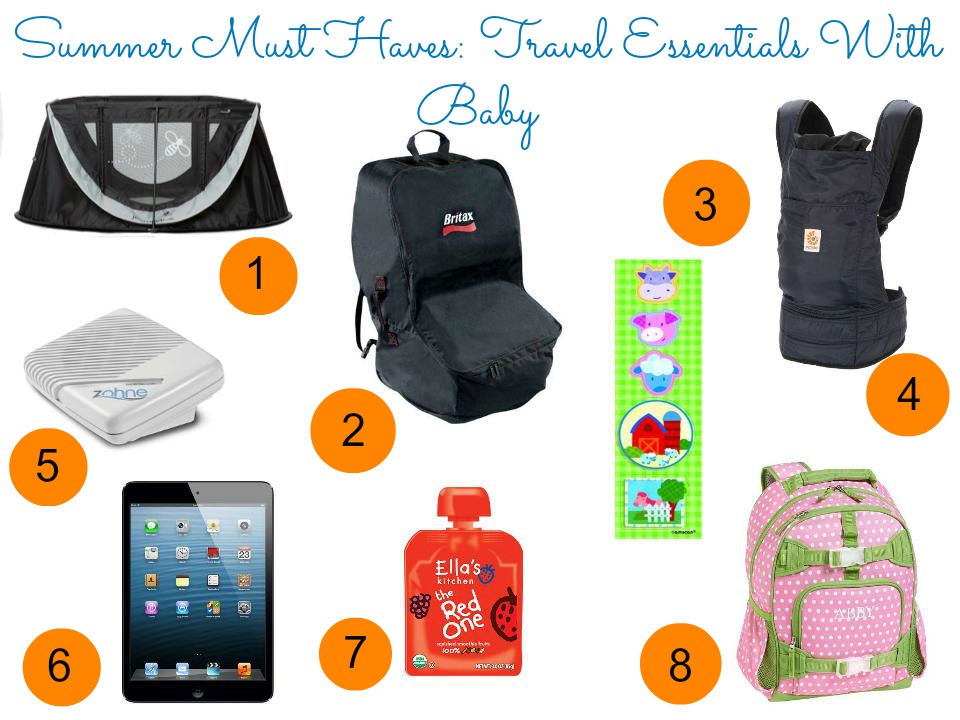 essentials for baby travel